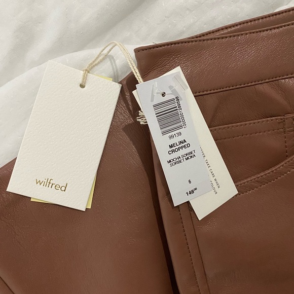 Aritzia Wilfred Melina cropped pants 6 WITH TAGS - Picture 3 of 5